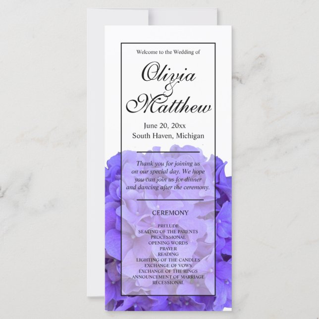 Vattenområden för lila av elegant blommigt (Framsida)