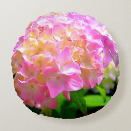 Vattenområden för lila av rosa orange rund kudde