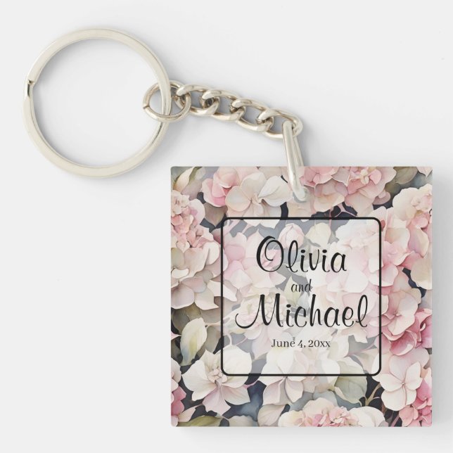 Vattenområden med vattenfärgsblommigt för rosa av  (Framsidan)