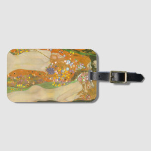 Vattenormar II av Gustav Klimt, Art Nouveau Bagagebricka