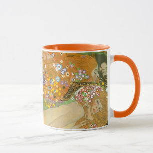 Vattenormar II av Gustav Klimt, Art Nouveau Mugg