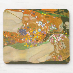 Vattenormar II av Gustav Klimt, Art Nouveau Musmatta