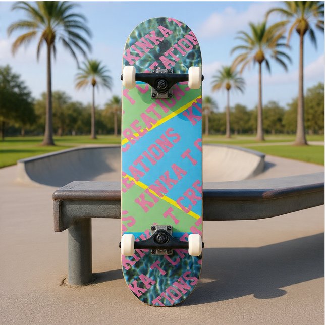 Vattenpanel Skall Mini Skateboard Bräda 18,5 Cm (Skapare uppladdad)