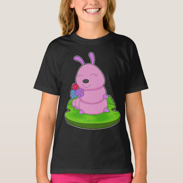 Vattenpelare Flowers T Shirt (Framsida)