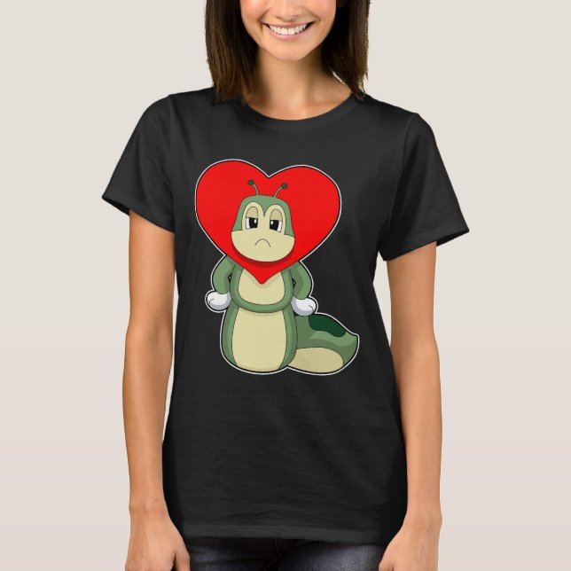 Vattenpelare Heart T Shirt (Framsida)