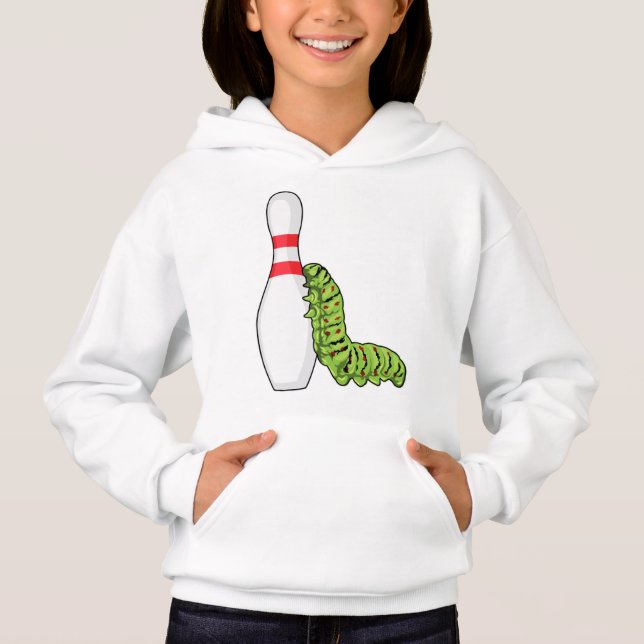Vattenpelare i Bowling med Bowlstift T Shirt (Framsida)