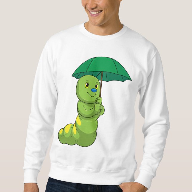 Vattenpelare i Rining med Parbrella Lång Ärmad Tröja (Framsida)