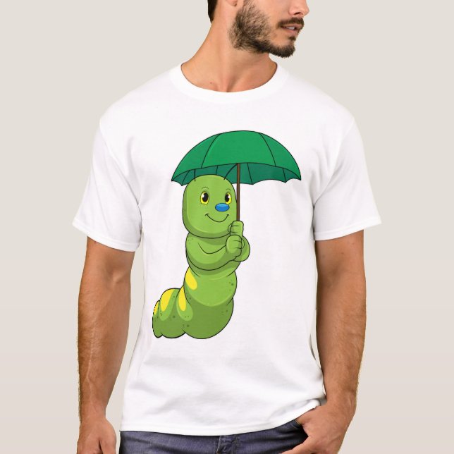 Vattenpelare i Rining med Parbrella T Shirt (Framsida)