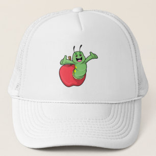 Vattenpelare med äpple keps