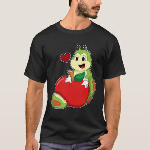 Vattenpelare med äpple t shirt