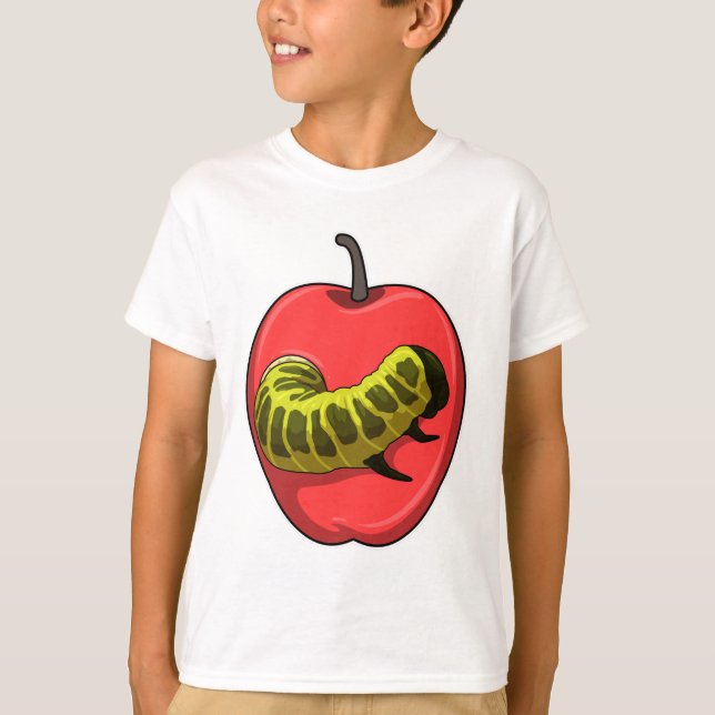 Vattenpelare med äpple t shirt (Framsida)