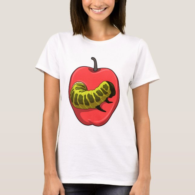 Vattenpelare med äpple t shirt (Framsida)