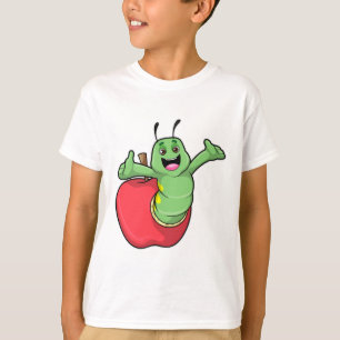 Vattenpelare med äpple t shirt