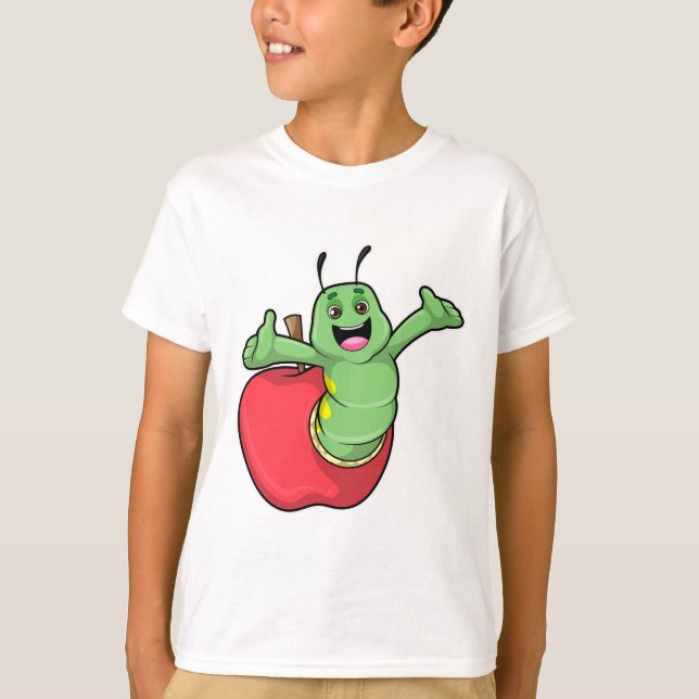 Vattenpelare med äpple t shirt (Framsida)