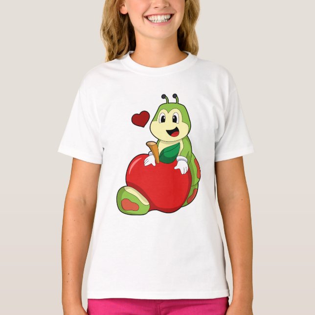 Vattenpelare med äpple t shirt (Framsida)