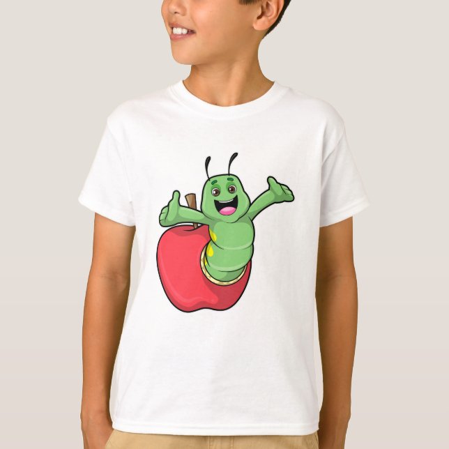 Vattenpelare med äpple t shirt (Framsida)