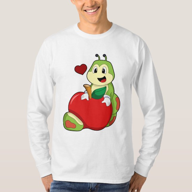 Vattenpelare med äpple t shirt (Framsida)
