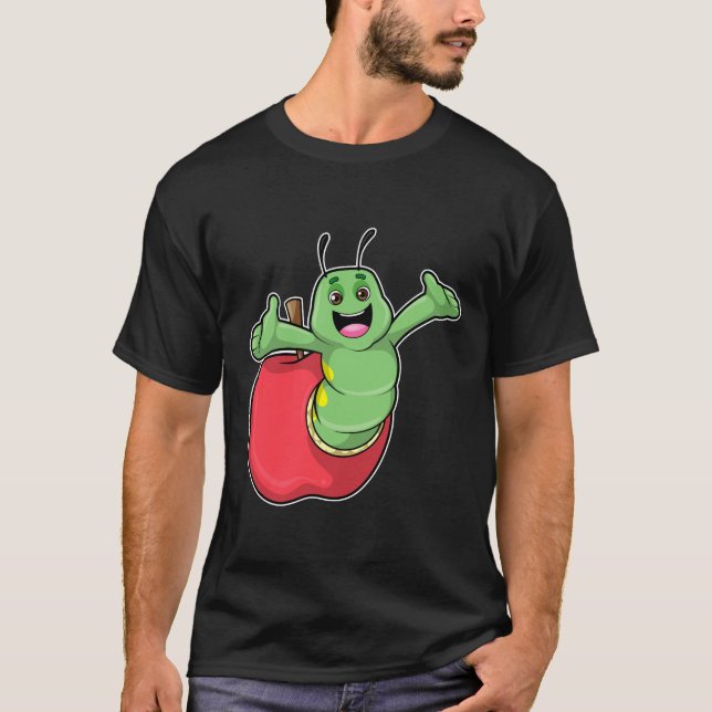 Vattenpelare med äpple t shirt (Framsida)