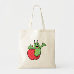 Vattenpelare med äpple tygkasse