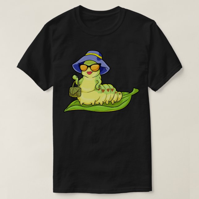 Vattenpelare med Dam Glamor Handbag Sunglass T Shirt (Design framsida)