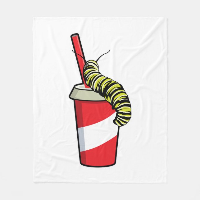 Vattenpelare med dryck fleecefilt (Framsidan)