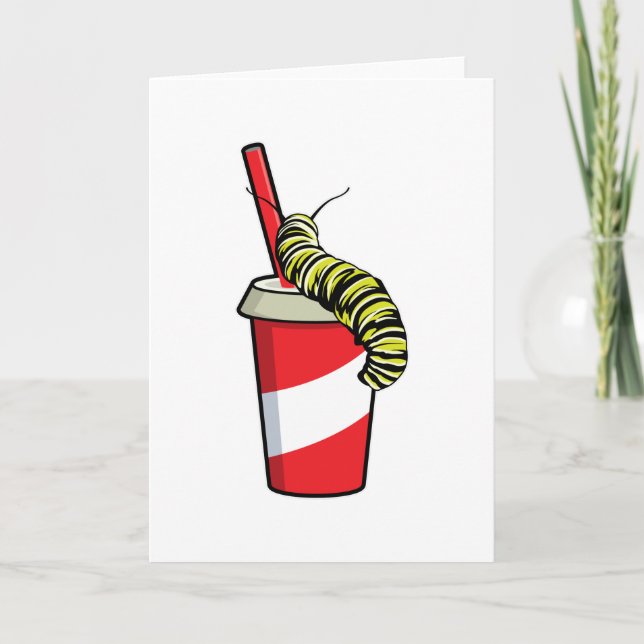 Vattenpelare med dryck kort (Framsida)