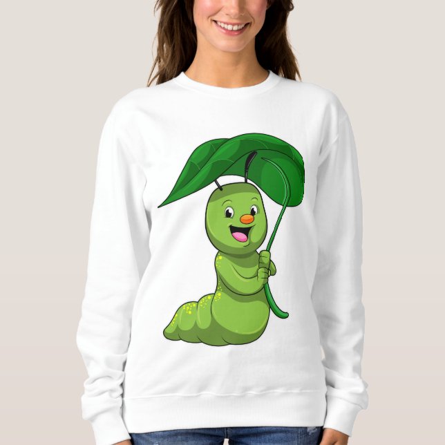 Vattenpelare med Löv som Parasol T Shirt (Framsida)