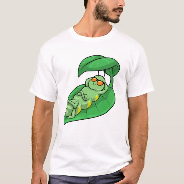 Vattenpelare med Löv T Shirt (Framsida)