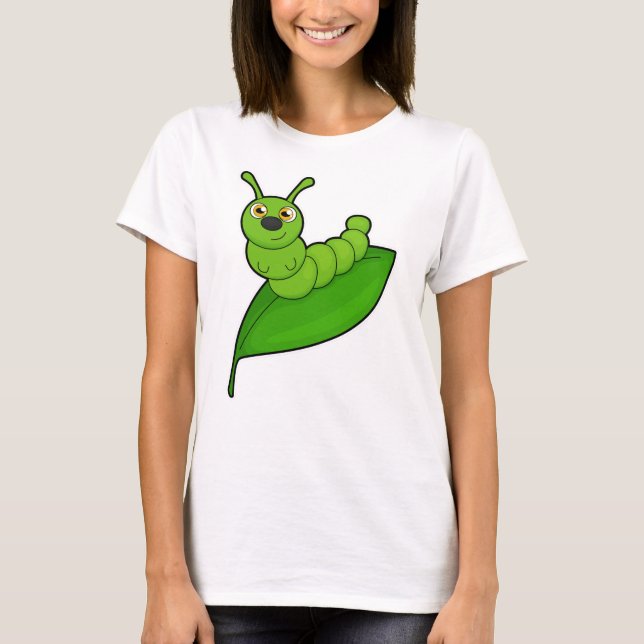Vattenpelare med Löv T Shirt (Framsida)