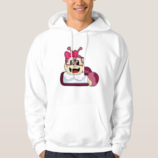 Vattenpelare med menyfliksområde hoodie (Framsida)