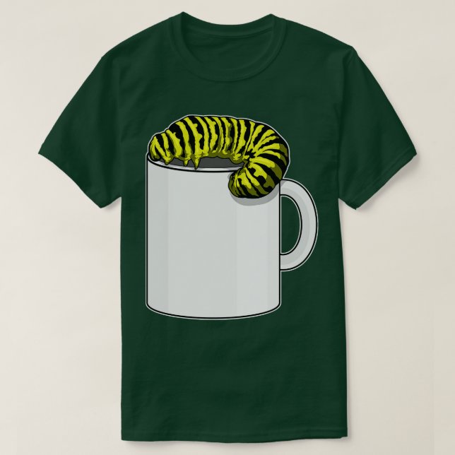 Vattenpelare med Mugg T Shirt (Design framsida)