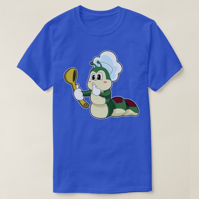 Vattenpelare som Chef med träsked T Shirt (Design framsida)