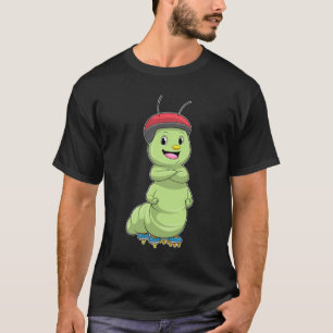 Vattenpelare som inre skater med rullskridskor.pn t shirt