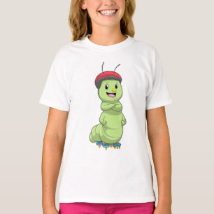 Vattenpelare som inre skater med rullskridskor.pn t shirt
