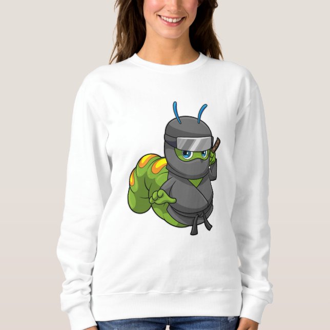 Vattenpelare som Ninja med Sword T Shirt (Framsida)