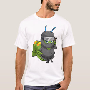Vattenpelare som Ninja med Sword T Shirt