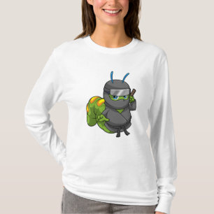 Vattenpelare som Ninja med Sword T Shirt