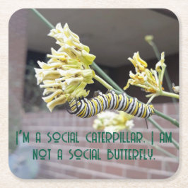 Vattenpelare Underlägg Papper Kvadrat