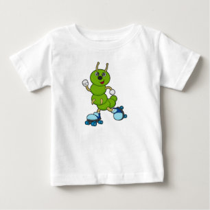Vattenpelare vid Inline-skridskor med rullskridsko T Shirt