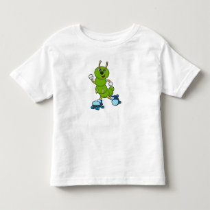 Vattenpelare vid Inline-skridskor med rullskridsko T Shirt