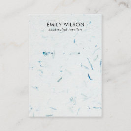 VATTENPETAL HANDMADE PAPPER STUD EARRING VISNING VISITKORT