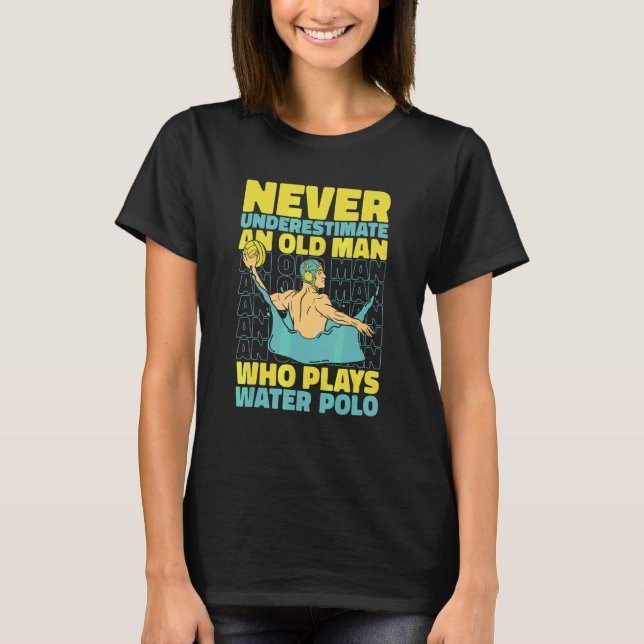 Vattenpolo gubbe t shirt (Framsida)