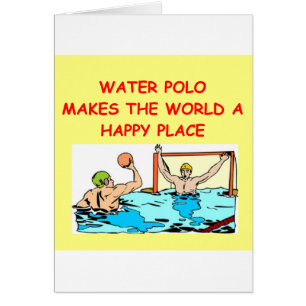 vattenpolo hälsningskort