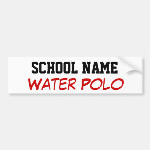 Vattenpolo - Skapa din egen skolgud Bildekal