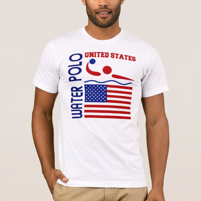 VattenPolo United States T-shirt (Framsida)
