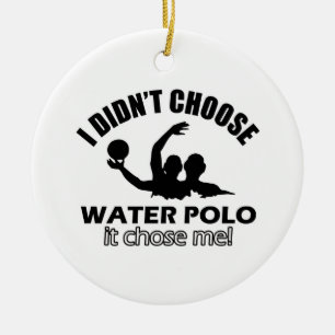 vattenpolodesign julgransprydnad keramik