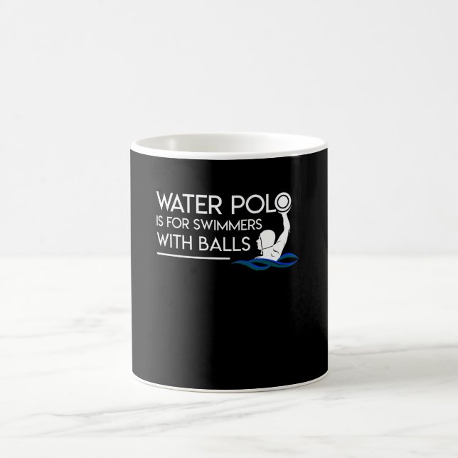 VattenPolospelare är simmare med bollar Kaffemugg (Center)