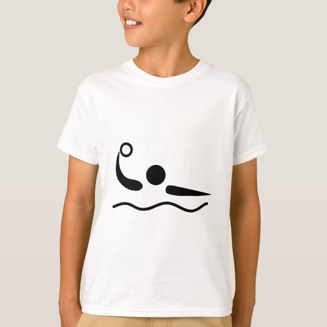 VattenPoloWaterpolo Pictogram T-shirt (Framsida)