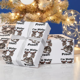 Vattenpungdjur Jag är vattentät rolig Presentpapper
