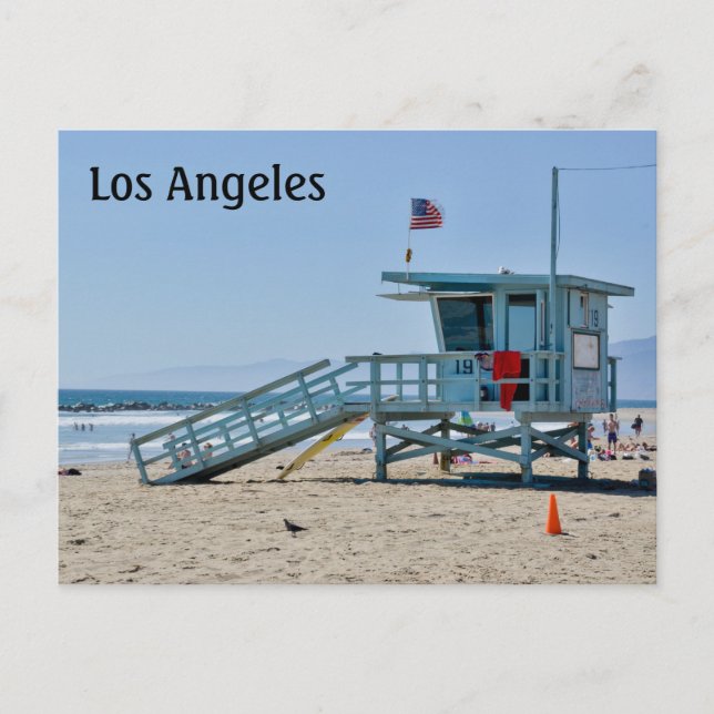 Vattenräddning - Los Angeles Vykort (Framsida)